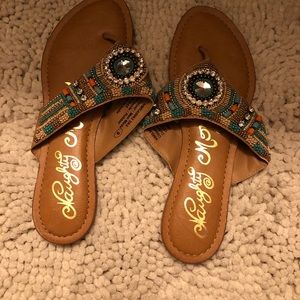 Naughty monkey flip flops